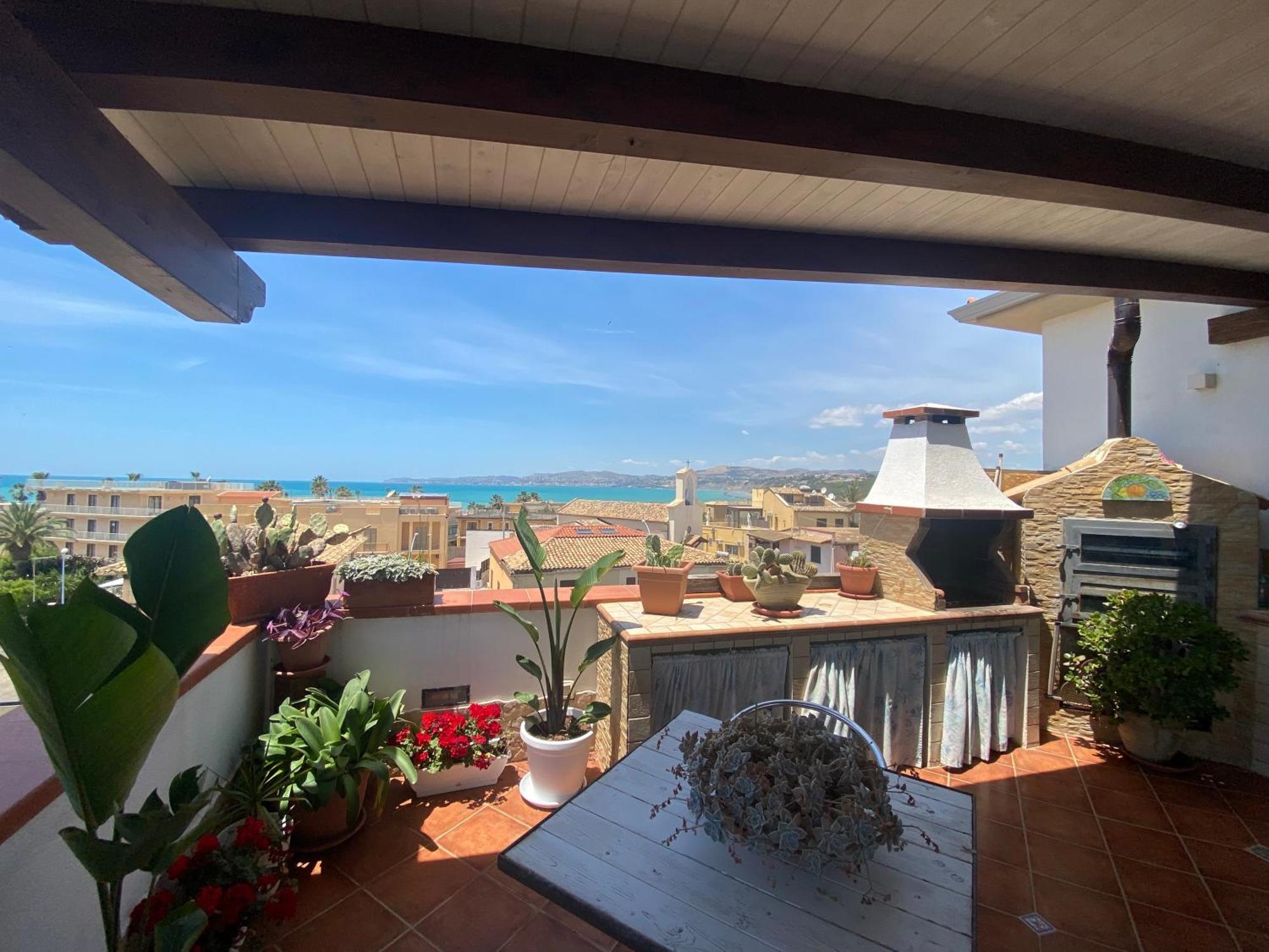 Villa La Terrazza di Pollon San Leone Esterno foto